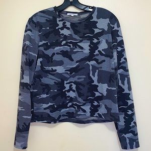 Black Camo Crewneck Sweater